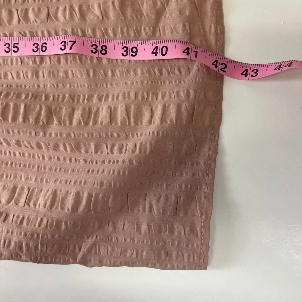 NEW Nordstrom Dress Womens Size Small Pink Puff Sleeve A-line Cotton Blend NWOT - Picture 14 of 14